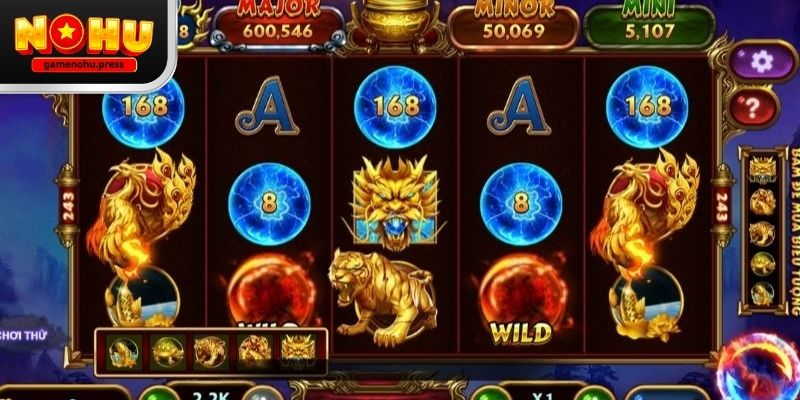 Kho Báu Tiên Cá và nhiều biểu tượng phụ trợ khi tham gia trải nghiệm