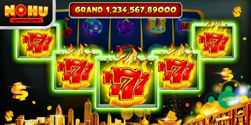 Nổ Hũ YB Crazy 777 mang phong cách sôi động với biểu tượng số quen thuộc