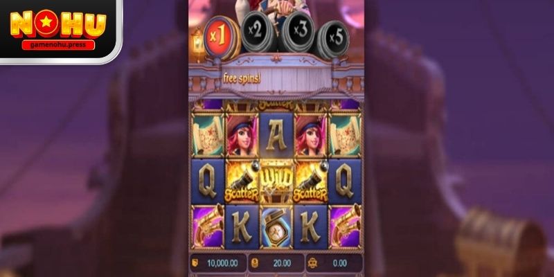 Nữ Hoàng Tiền Thưởng được thiết kế theo phong cách slot cổ điển